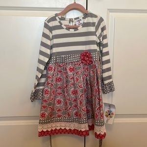 Country daisy dress - little girl size 5